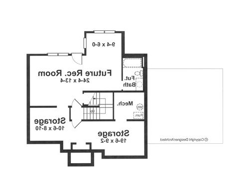 Lower Level image of EMERSON House Plan